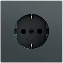Gira Schuko-Steckdose Unterputz anthrazit 1 St.