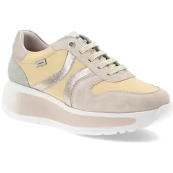 Beige Sneakers Callaghan Modische Damenschuhe, 37