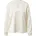 mit V-Ausschnitt und feinen Rippdetails Beige 36