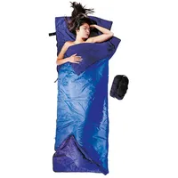 Cocoon Tropic Traveler Silk Schlafsack - Royal Blue / Tuareg - Lang