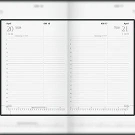 Rido Buchkalender 2026 schwarz,