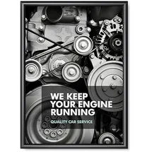 Showdown Displays Klapprahmen 25 mm - 50x70cm - schwarz,