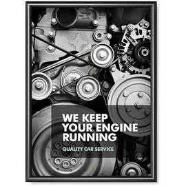 Showdown Displays Klapprahmen 25 mm - 50x70cm - schwarz,