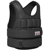 Homcom 30 kg Gewichtsweste mit 35 Gewichtssäcke Oxford Metall Schwarz 60 x 50 cm