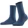 Falke Cotton Rib Socken 1 Paar Blau 39-42