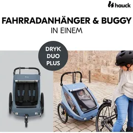 hauck Dryk Duo Plus Kinderanhänger dunkelblau