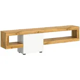 xonox.home Samba Lowboard 190x51x30 cm Weiß/Eiche Melamin