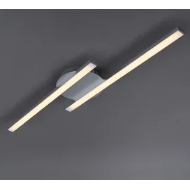 Briloner LED Wand- und Deckenleuchte 55,4 cm aluminium