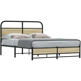 vidaXL Bettgestell 120 x 200 cm Braun
