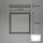 Briloner LED Panel 1 rechteckig weiß 24 x 24 x 3 cm