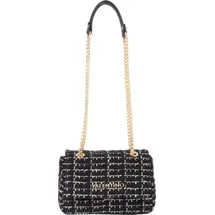 Valentino Tweed Flap Bag Umhängetasche Baumwolle/Synthetik Black
