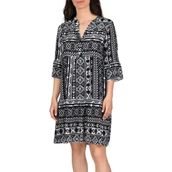 DENIMFY Sommerkleid Damen Knielang A Linie DFFrida S/M