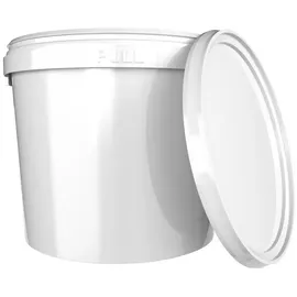 FixedByU | 1x Eimer Mit Deckel 5l Rund Kunststoff Lebensmittelecht, Luftdicht und Stabil