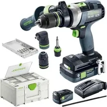 Festool TPC 18/4 5.0/4.0 I-Set/XL Quadrive inkl. 2 x 4,0/5,0 Ah + Koffer + Zubehör 577622