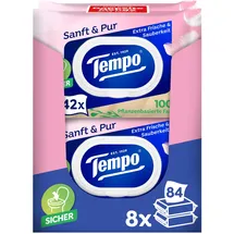 Tempo Feuchte Toilettentücher Sanft & Pur Megapack 16 x 42 Tücher