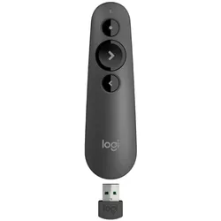 Logitech Presenter 500s, Bluetooth, 20m Reichweite, Roter Laser, USB-Empfänger