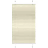 vidaXL Plissee Creme 75x150 cm Stoffbreite 74,4 cm Polyester