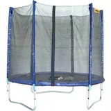 NEW SPORTS Trampolin 305 cm inkl. Sicherheitsnetz schwarz/blau