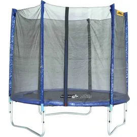 NEW SPORTS Trampolin 305 cm inkl. Sicherheitsnetz schwarz/blau