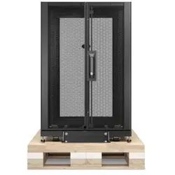APC AR3106SP APC NetShelter SX, 18 HE Server Rack-Gehäuse, 600 mm x 1070mm, mit schwarzen Seitenteilen und stoßdämpfendem Shock Packaging