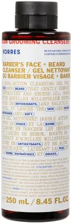 Korres KH Barber's Reinigungsgel Gesicht + Bart 250ml