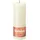 Bolsius Rustik Stumpenkerze 19 x 6,8 cm weiche perle