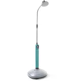 G.F. SRL Solardusche Sunny Niagara, Gartendusche für den Außenbereich, ideal auch im Urlaub und Campingplatz, mit Mischbatterie für warmes und kaltes Wasser, mit großem Duschkopf, hellblau