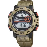 Calypso Herren Armbanduhr Digital Uhr XXL K5809/3 - beige/Grau