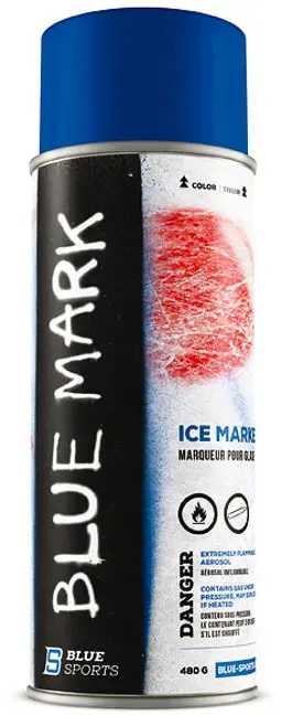 Spray Blue Sports  Ice Surface Marker  Rot - Rot