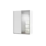 meinSchrank Schwebetürenschrank Regina 181 x 223 x 68 cm Weiß