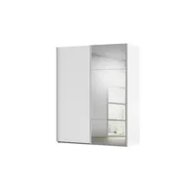 meinSchrank Schwebetürenschrank Regina 181 x 223 x 68 cm Weiß