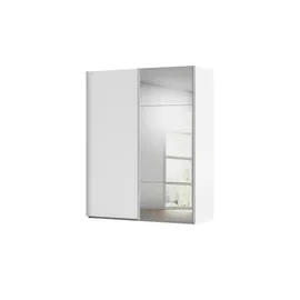 meinSchrank Schwebetürenschrank Regina 181 x 223 x 68 cm Weiß