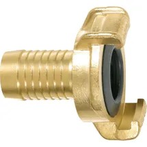 Geka Schlauchstück 19 mm Messing braun