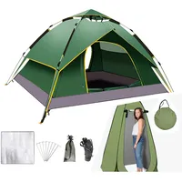 FREETOO Pop-UP Zelte Set, 2-tlg, Automatisches Camping Zelt Outdoor
