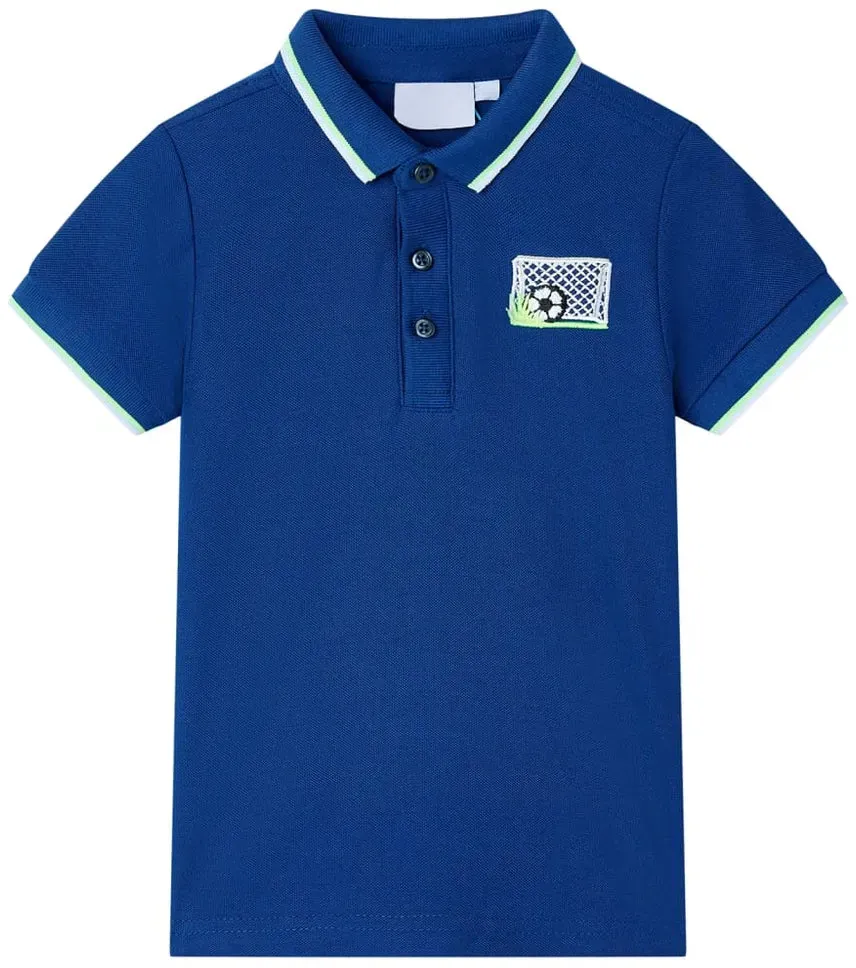 Kinder-Poloshirt Dunkelblau 92