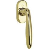 HOPPE 11567508 Fenstergriff VERONA Secustik, VK 7, 32-42 mm, Messing poliert,