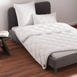 Sämann Bettdecke 220x240 cm, 2-teilige Ganzjahresdecke atmungsaktiv