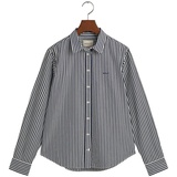 GANT REG POPLIN STRIPED SHIRT blau