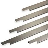 SO-Tech SO-TECH® Möbelgriff BLANKETT Slim Edelstahl, 595mm Länge, Aluminium, Griffleiste, modern