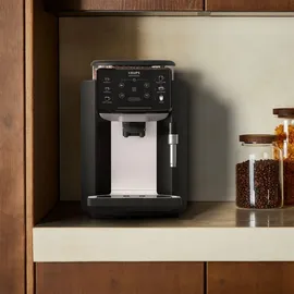 Krups Sensation EA910A Kaffeevollautomat schwarz/silber