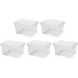 Proregal Aufbewahrungsbox 40 x 20 x 30 cm 5-tlg. Transparent