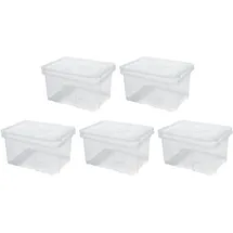 Proregal Aufbewahrungsbox 40 x 20 x 30 cm 5-tlg. Transparent