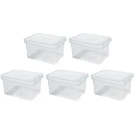 Proregal Aufbewahrungsbox 40 x 20 x 30 cm 5-tlg. Transparent