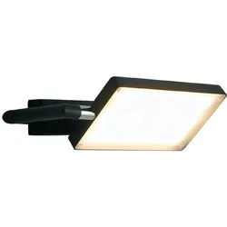 Eco-Light LED-Wandleuchte Book Alu, Eisen, Stahl & Metall Schwarz