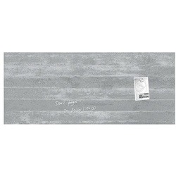 Sigel Glas-Magnettafel »Artverum Sichtbeton« GL248 grau