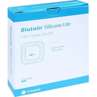 Coloplast Biatain Silicone Lite Schaumverband 7,5x7,5 cm