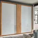 Massivholz »Jupiter« Schiebetüren Kleiderschrank III  – erhältlich in 2 Holzarten