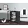 OTTO home Rollwagen OTTO HOME "LOKVE, Rollcontainer, Druckertisch, Rollregal", schwarz, B:60cm H:75cm T:35cm, Holzwerkstoff, Rollwagen, Rollwagen, Rollen feststellbar, 6 Fächer, Höhe 75 cm
