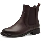 Jana Damen Stiefeletten ohne Absatz mit Reißverschluss Vegan, Rot 39