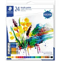 Staedtler 8500 C24 Acrylfarben 24 Farben a 12ml